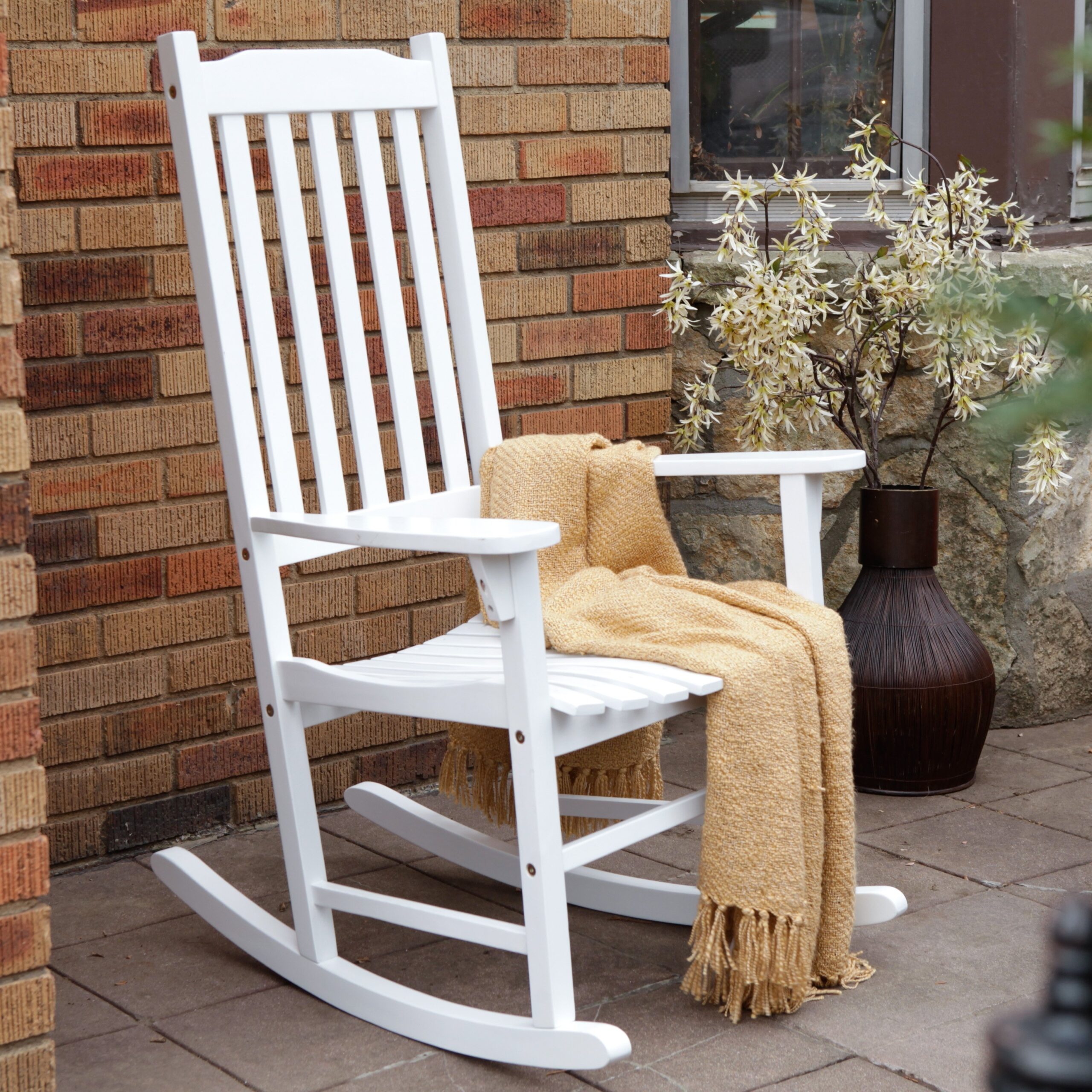 White Patio Rocking Chairs