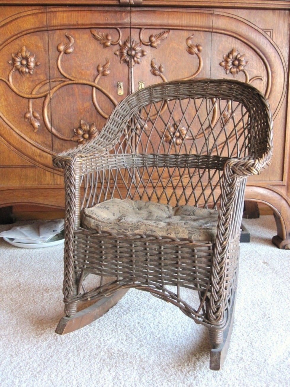 Antique Wicker Rocking Chairs