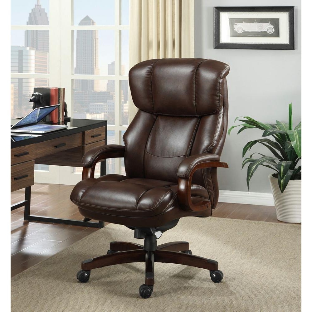 Brown Leather Executive Office Chairs