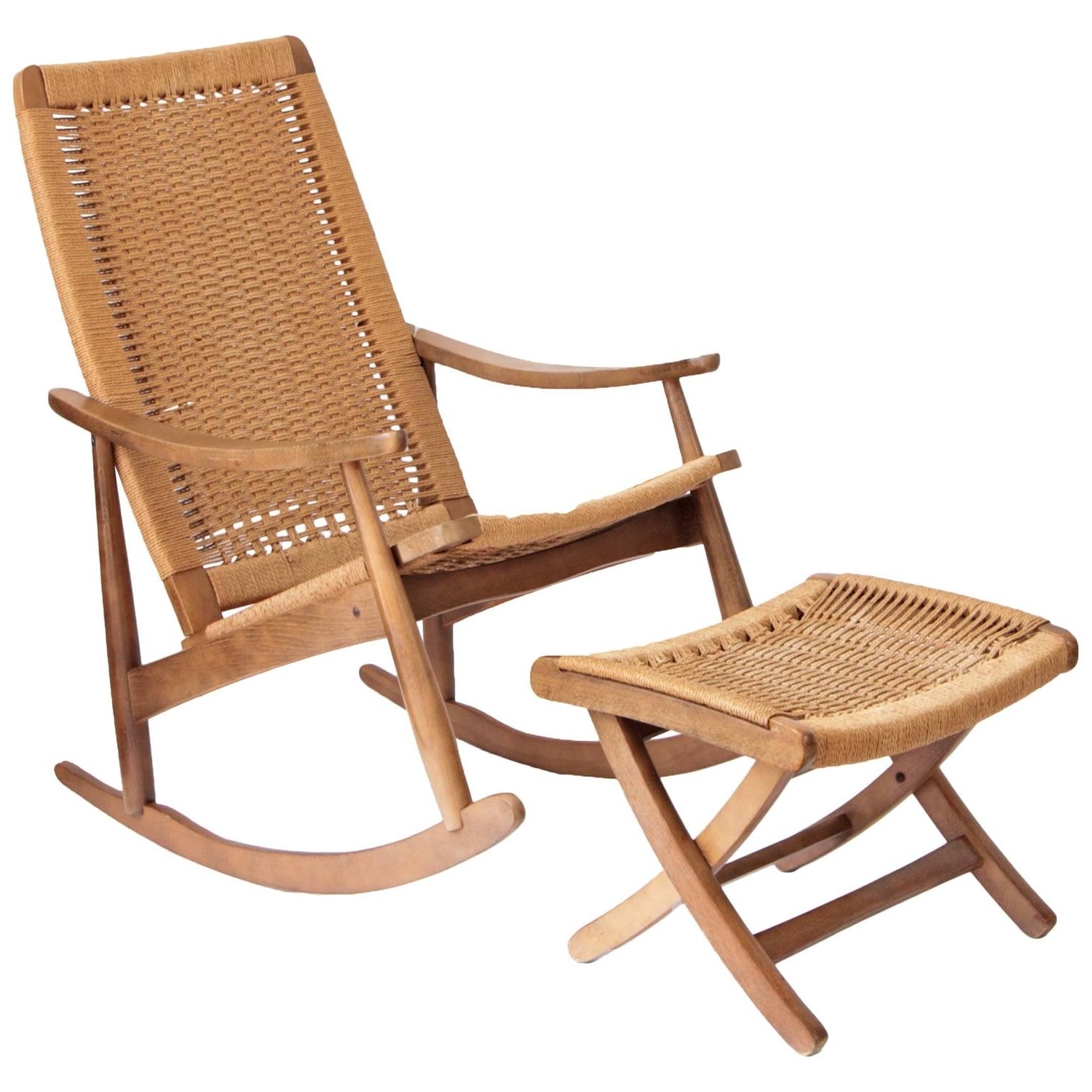 Patio Rocking Chairs With Ottoman