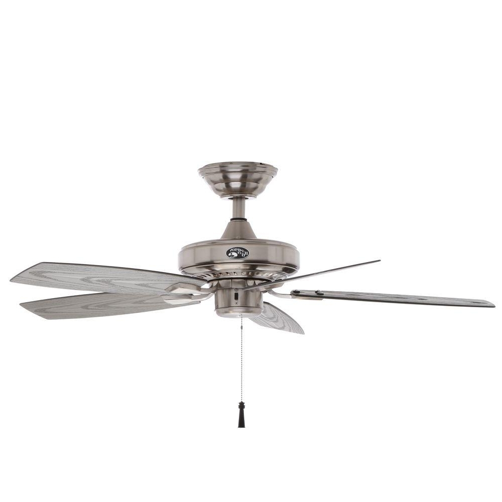 Brushed Nickel Outdoor Ceiling Fans