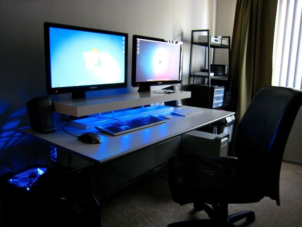 Computer Desks For Dual Monitors