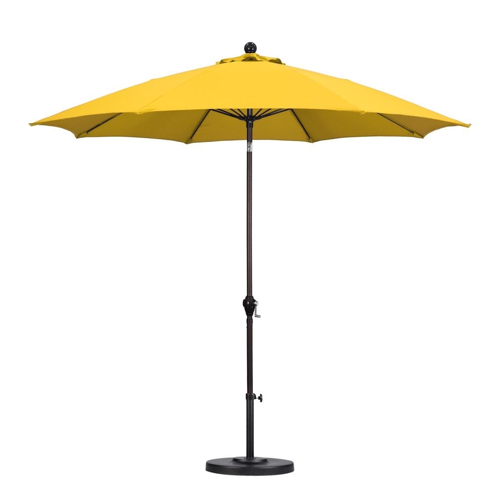 Yellow Sunbrella Patio Umbrellas