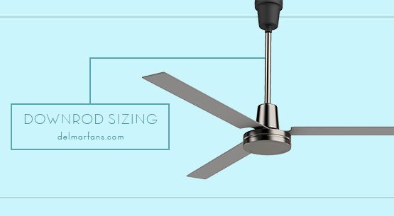 Ceiling Fan Downrod Size Guide & Ceiling Height Chart with .