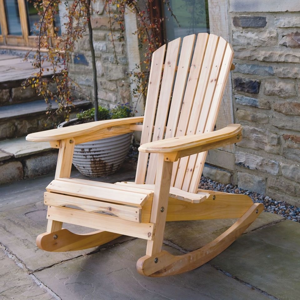 Patio Wooden Rocking Chairs