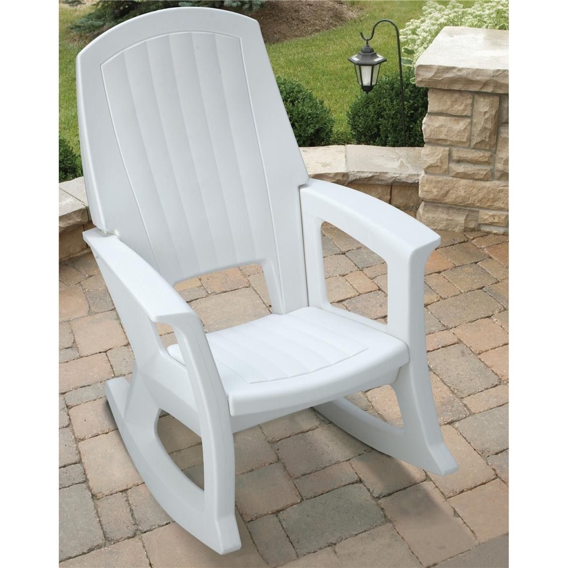 White Resin Patio Rocking Chairs – decordip.com