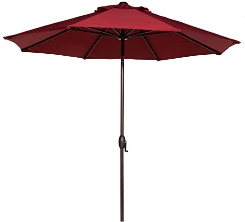 Amazon.com : Abba Patio 9 Feet Patio Umbrella Market Outdoor Table .