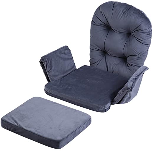 Amazon.com: Zerone Soft Velvet Cotton Chair Cushions and Stool Pad .