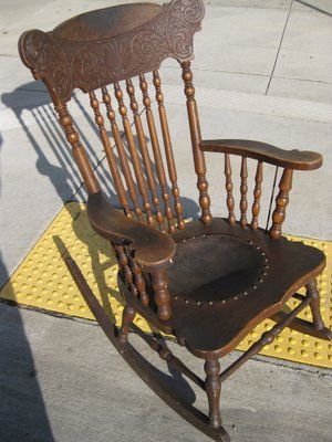 SOLD - Antique Rocking Chair - $40 | Antique rocking chairs .