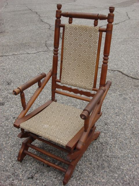 This is a wonderful American antique Victorian antique rocking .