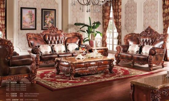 Living Room Furniture Antique Sofa Sets Classic Models of Sofas .