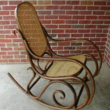 Wicker Rocker - Looks like my Great-Grandmother's chair that now .