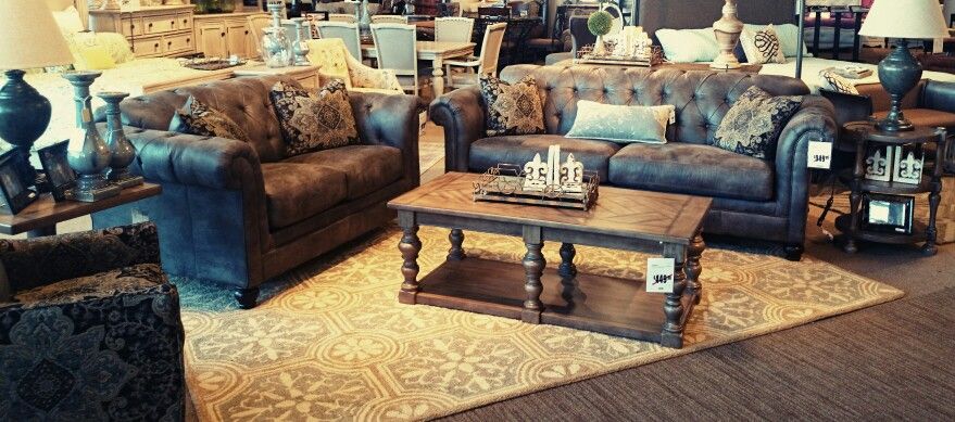 Urbanology at Ashley Furniture homestore. Tufted distressed .