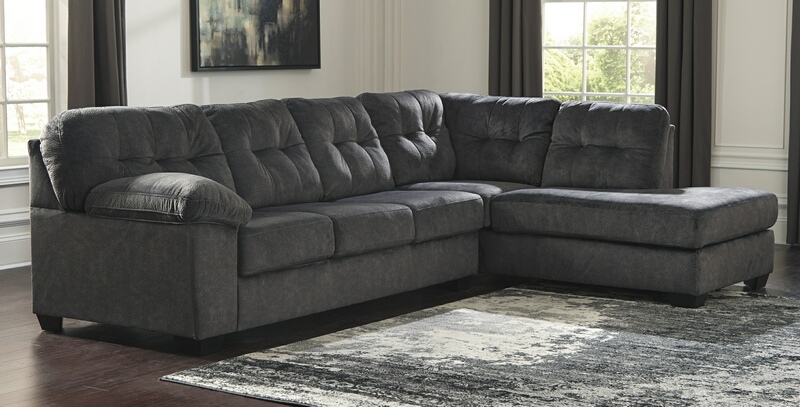 Ashley Furniture 70509-17-66 2 pc Accrington granite sectional .