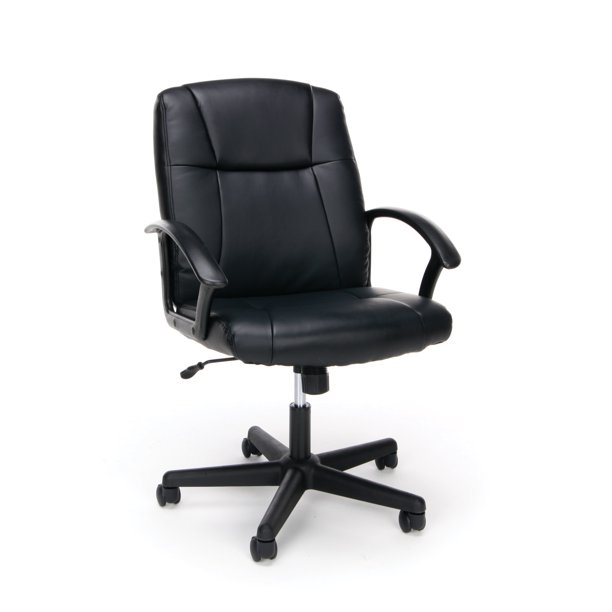 OFM Essentials Collection Executive Office Chair, Bonded Leather .