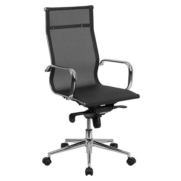 Flash Furniture High Back Black Mesh Executive Swivel Office Chair .