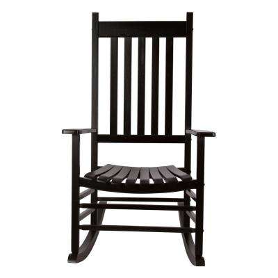 Wood - Commercial - Black - Rocking Chairs - Patio Chairs - The .