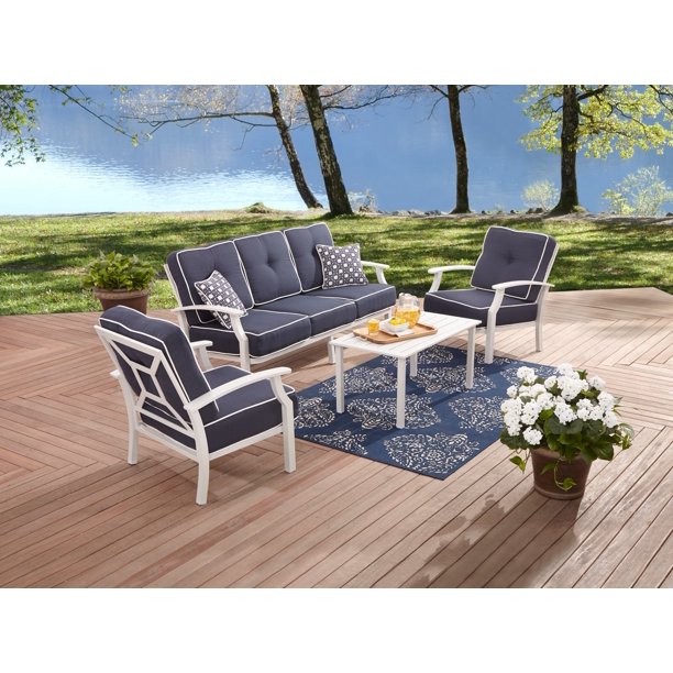 Better Homes and Gardens Carter Hills 4-Piece Patio Furniture .