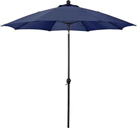 Amazon.com : California Umbrella 9' Round Aluminum Pole Fiberglass .