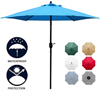 Amazon.com: Blue - Umbrellas & Shade / Patio Furniture .