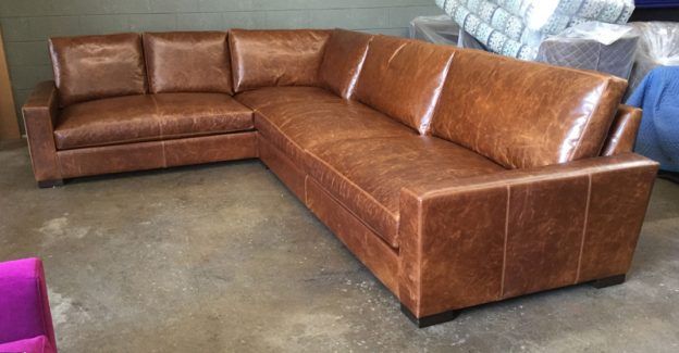 Custom Braxton L Sectional – 145″ x 105″ with Bench Seats in .