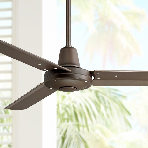 44" Casa Vieja Industrial Outdoor Ceiling Fan with Remote Control .