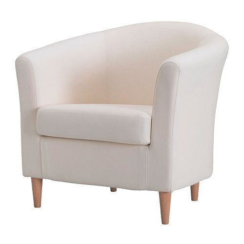 White Single Seat Sofa | Ikea armchair, Ikea chair, Furniture .