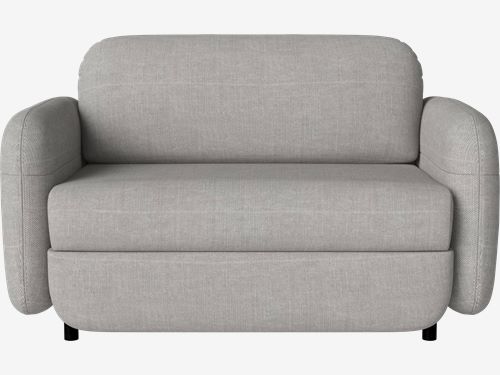 Fluffy Sofa bed single - Pure - Fabric, Light Grey | Bolia.c