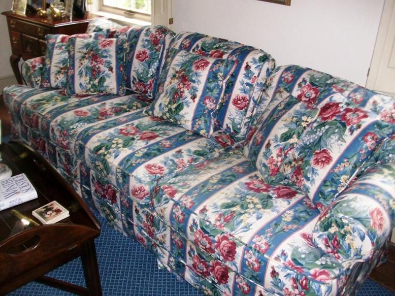 Image detail for -English Floral Chintz Slipcovered Sofa | Floral .
