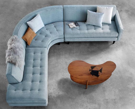 These 20 Curved Sectional Couches Are Perfect For Big Famili