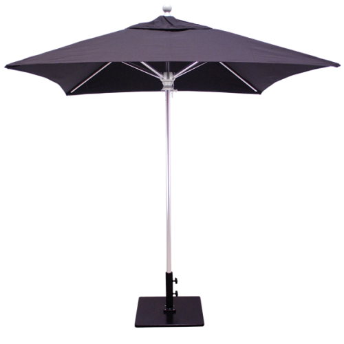 Square Patio Umbrella with Sunbrella® Canopy on Aluminum Fra