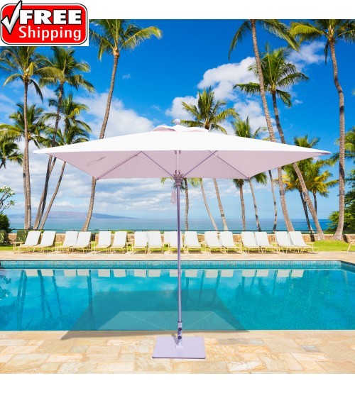 Best Selection Large Commercial Umbrellas - Galtech 8 FT Square .