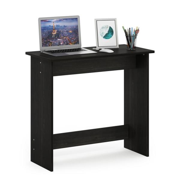 Furinno 32 in. Rectangular Espresso Writing Desk with Solid Wood .
