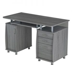 Wood - Gray - Computer Desk - Desks - Home Office Furniture - The .