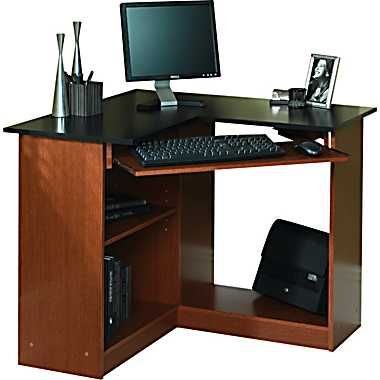 Staples® Corner Computer Desk | Corner computer desk, Basement .