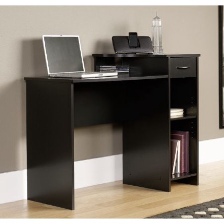Mainstays Student Desk with Easy-glide Drawer, Blackwood Finish .