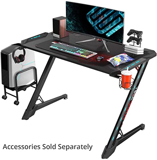Amazon.com: EUREKA ERGONOMIC Z1S PRO Gaming Computer Desk RGB LED .