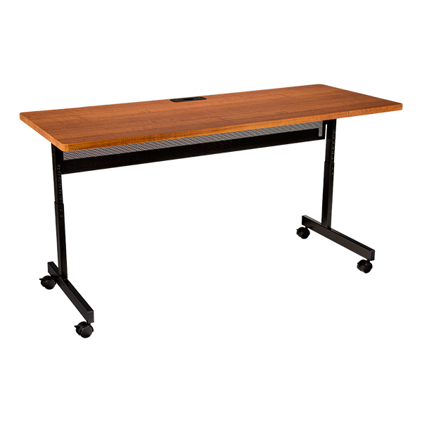 Learniture Adjustable-Height Computer Desk w/ Electrical & USB .