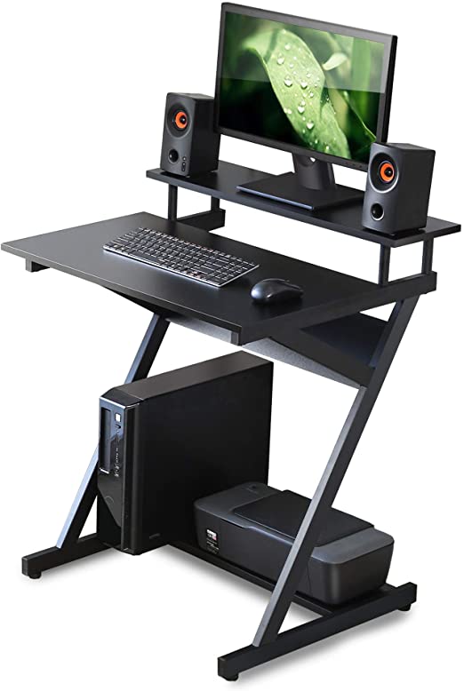 Amazon.com: FITUEYES Computer Desk with Monitor Shelf Corner Study .