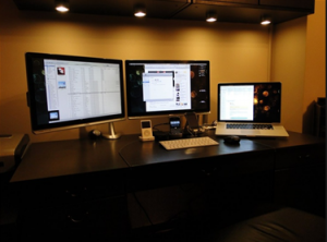 Attaching two monitors with your laptop. | Home office setup .
