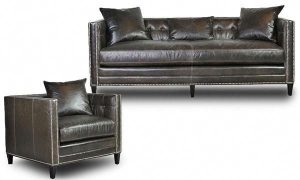 Make your living room look uptown-chic with the London 2-piece set .