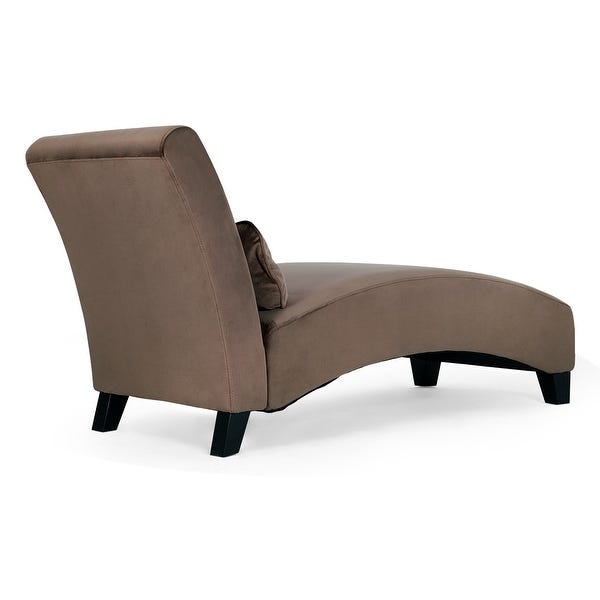 Shop Belleze Chaise Lounge Chair Contemporary Sofa Couch Hardwood .