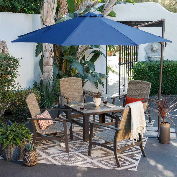 Coral Coast 10 Ft. Steel Offset Patio Umbrella for sale onli