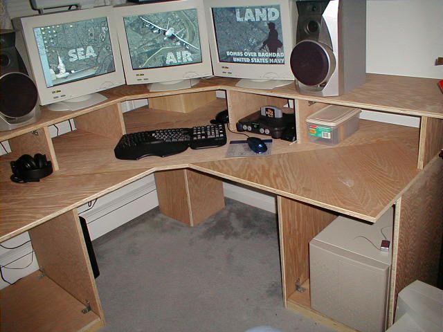 build your own corner desk, for less than $300. | Computer desk .