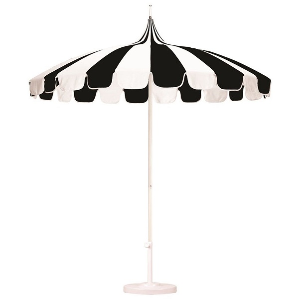 8.5' Moroccan Pagoda Style Patio Umbrella w/ Sunbrella® Shade Cano