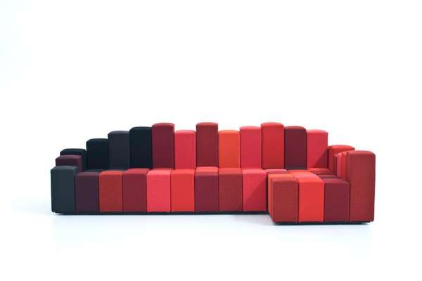 Geometric Customizable Sofas : Ron Arad, geometric so
