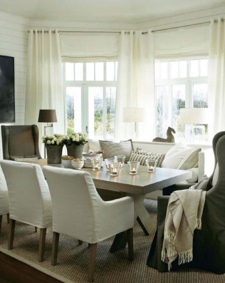 Using the sofa at the table | Dining room cozy, Home decor, Dining .