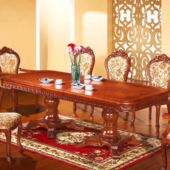 China Wood Table and Sofa Chair for Dining Room Furniture Sets .