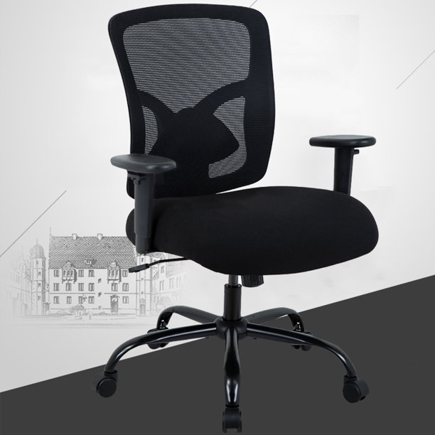 Big And Tall 400LB Office Chair, Ergonomic Executive Desk Chair .