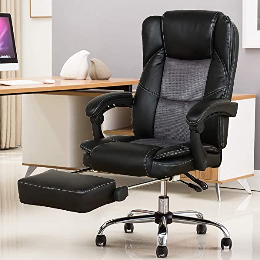 Amazon.com: YAMASORO High-Back Executive Office Chair Leather .